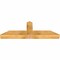 Ekena Millwork Portland Rough Sawn Timber Gable Bracket, Western Red Cedar, 60"W x 20"H x 6"D x 6"F, 8/12 Pitch GBW060X20X0606POR00RWR - alternate 5